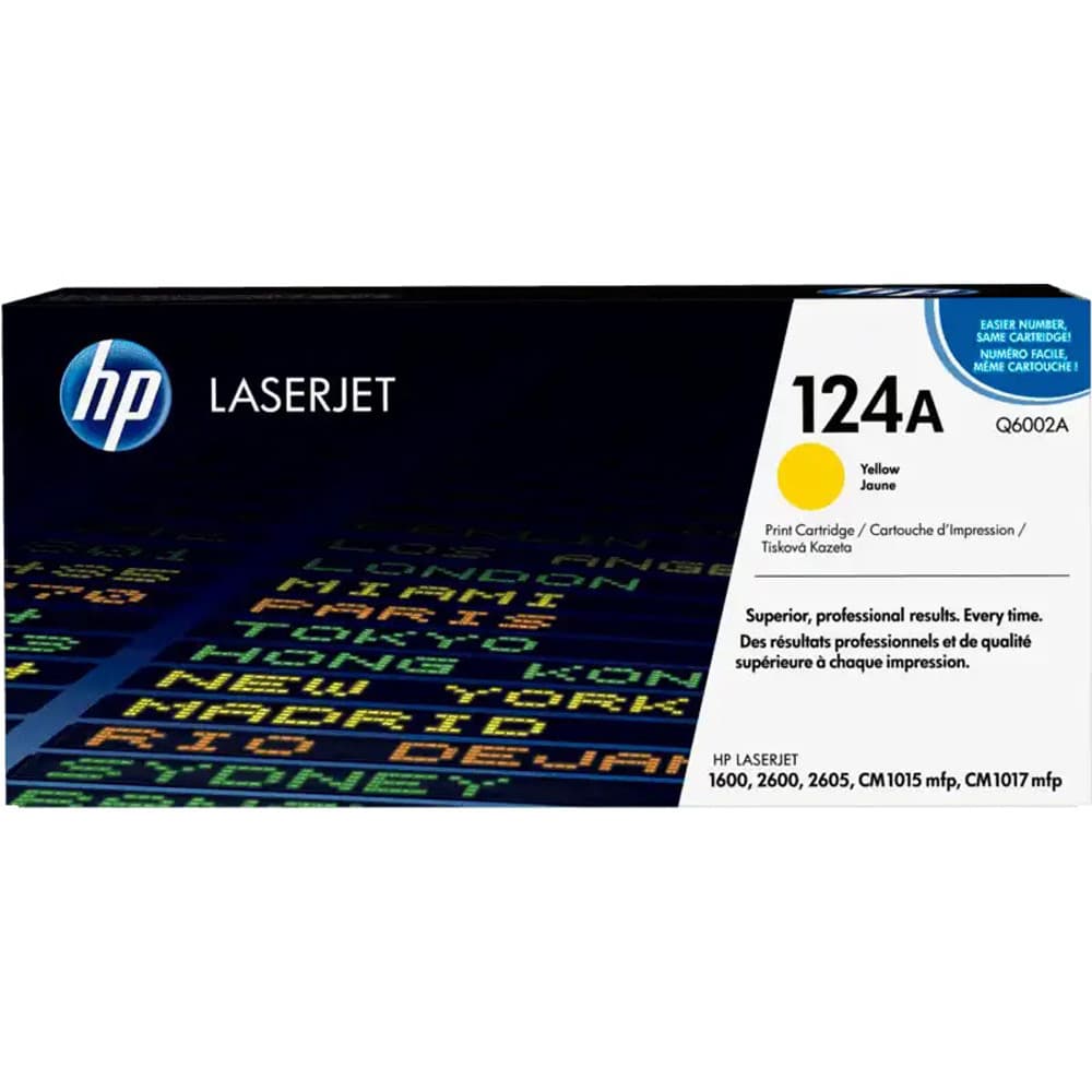 Anúncio: Toner HP 124A Amarelo – Q6002A