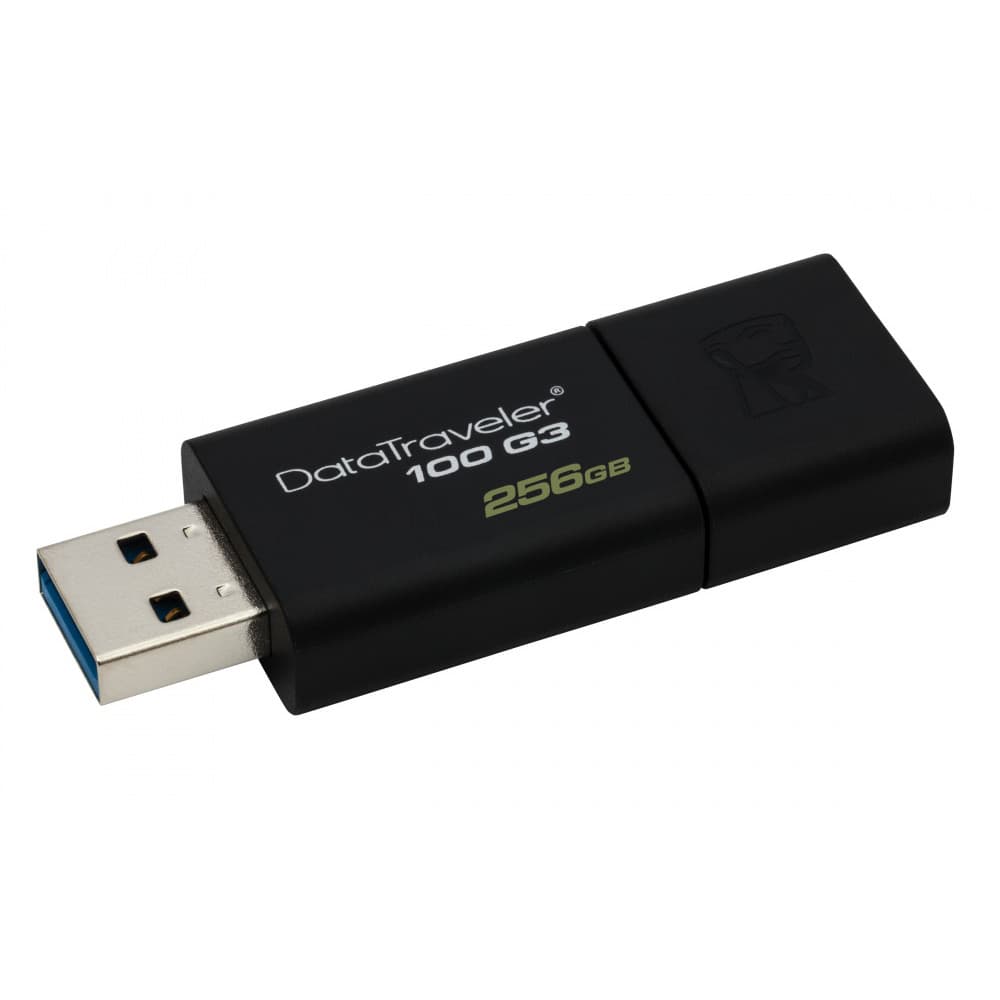 Anúncio: Pendrive Kingston DataTraveler 100 G3 256GB USB 3.0 – DT100G3/256GB