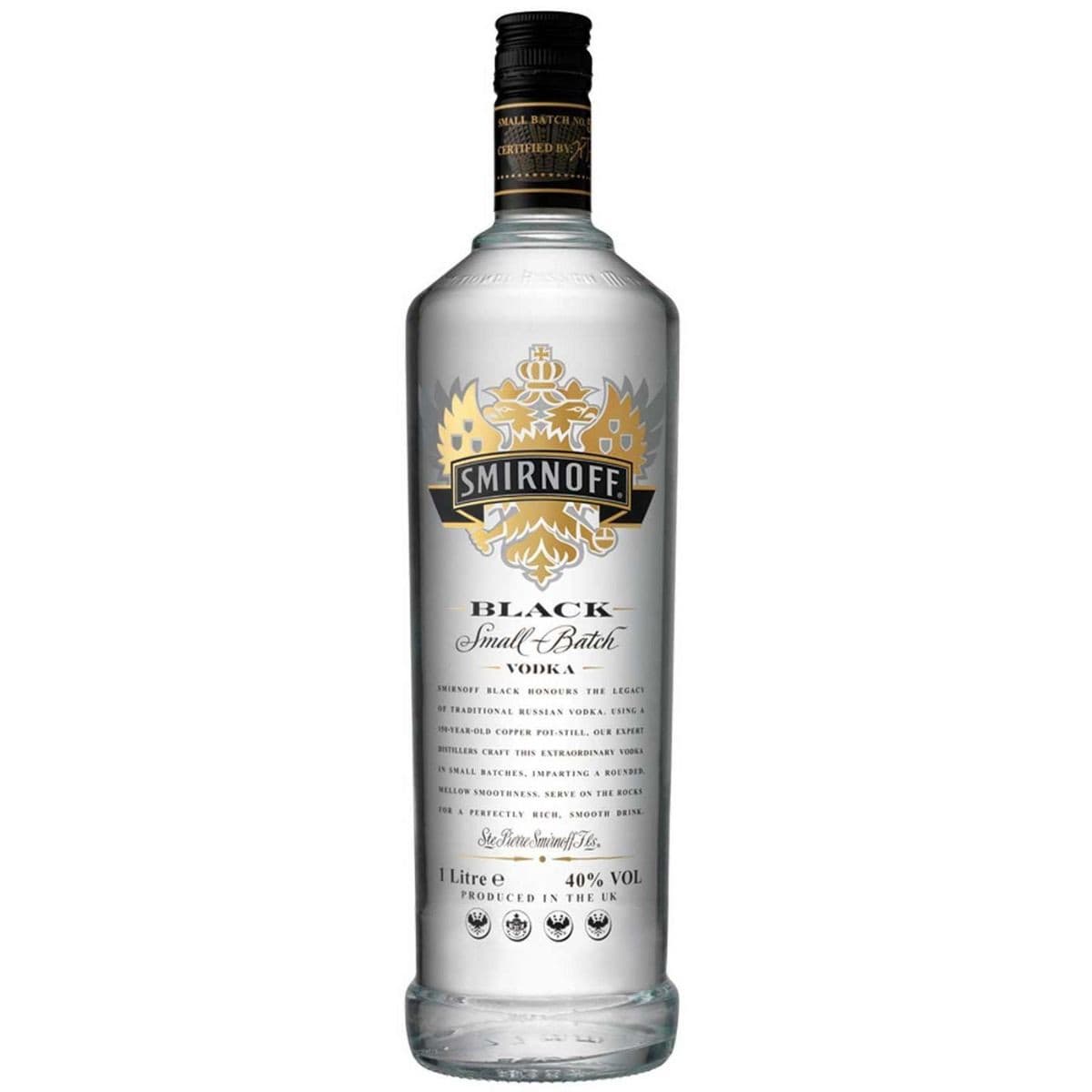 Anúncio: Vodka Smirnoff Black 1L – 5410316265188