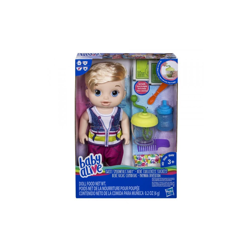 Anúncio: Boneca Hasbro Baby Alive Papinha Divertida Menino Loiro – E0635