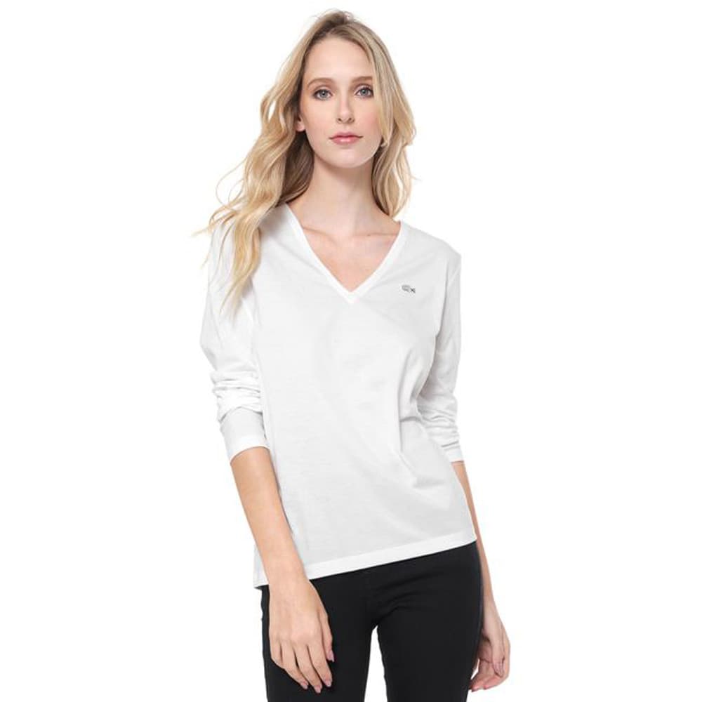 Anúncio: Camiseta Lacoste Feminina TF3821-001 46 Branco