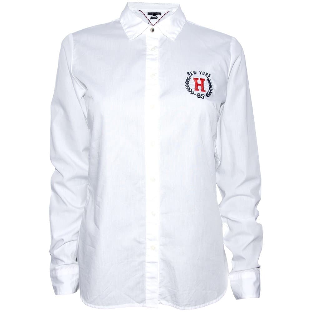 Anúncio: Camisa Tommy Hilfiger Feminina WW0WW21637-100 08 – Branco