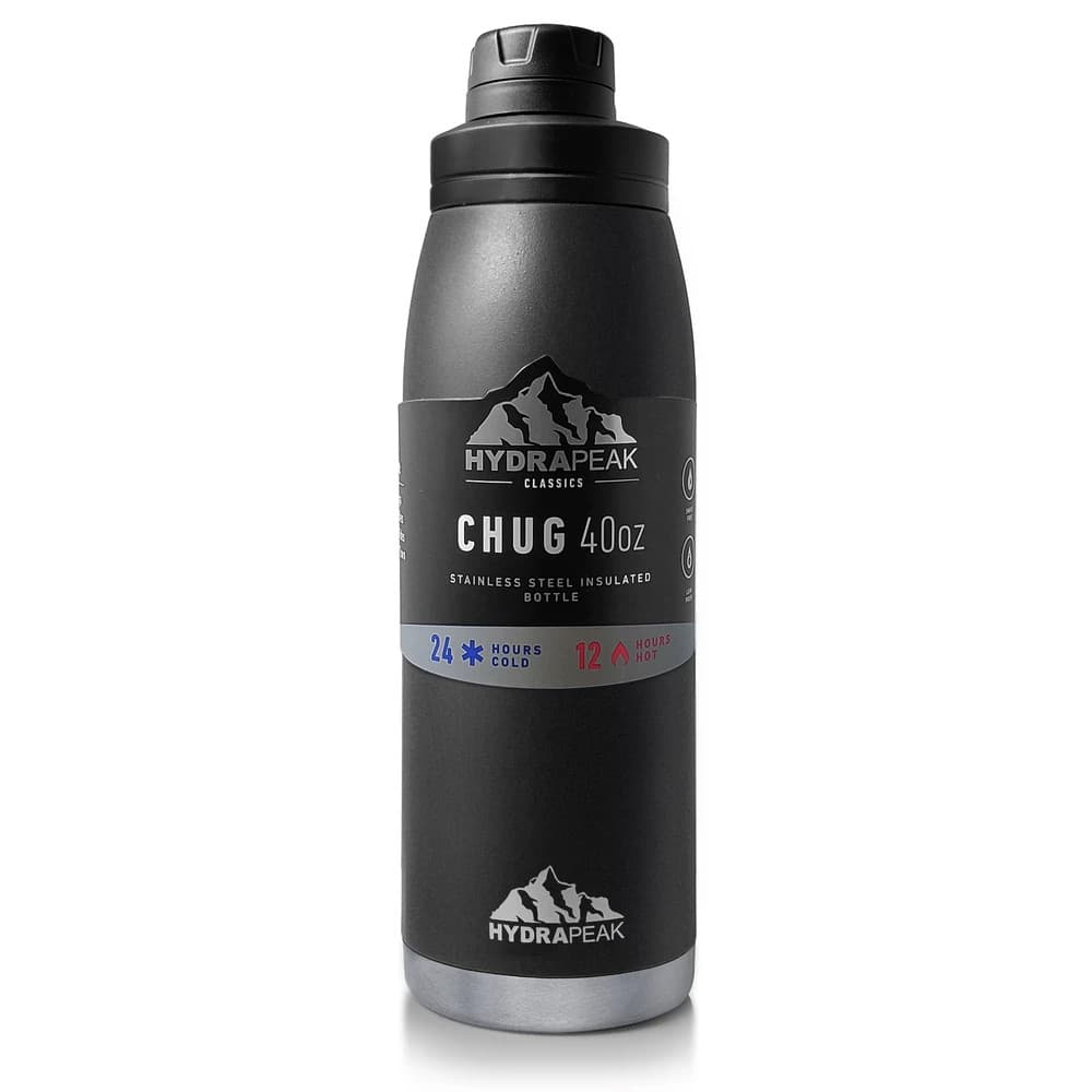 Anúncio: Garrafa Térmica Hydrapeak HP-CHUG-40-BLACK 1.2L – Preto