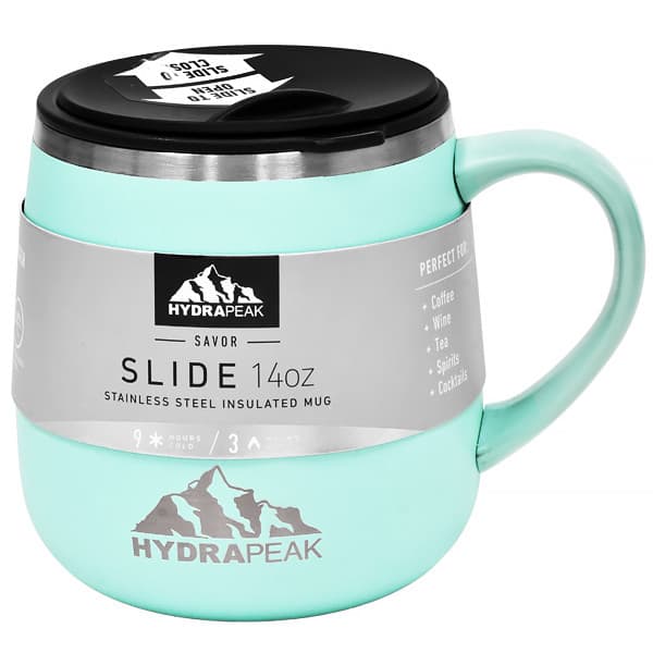 Anúncio: Caneca Térmica Hydrapeak HP-SLIDE-14-AQUA 414ML – Agua