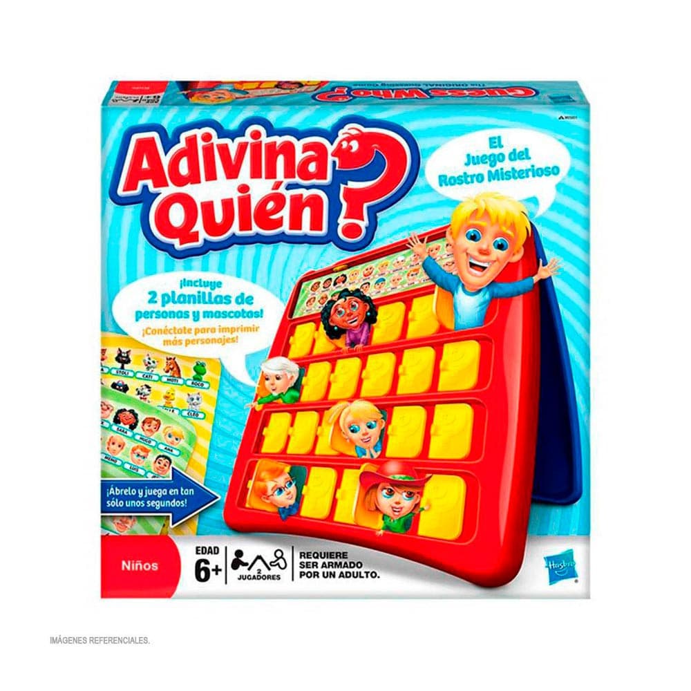 Anúncio: Adivinha Quem? Hasbro Jogo 05801 Guess Who – 058010671
