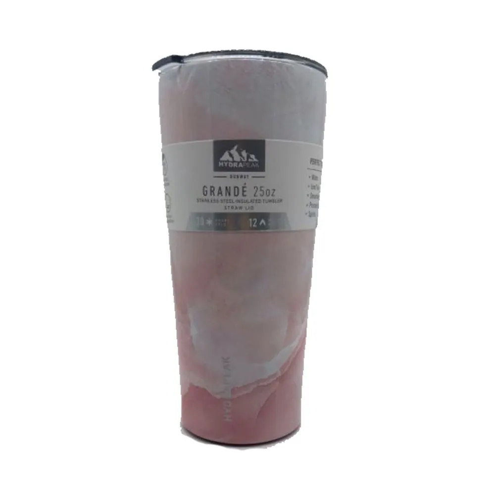 Anúncio: Copo Térmico Hydrapeak HP-GRANDE-25-PINKMRB 739ML – Rosa Marmore