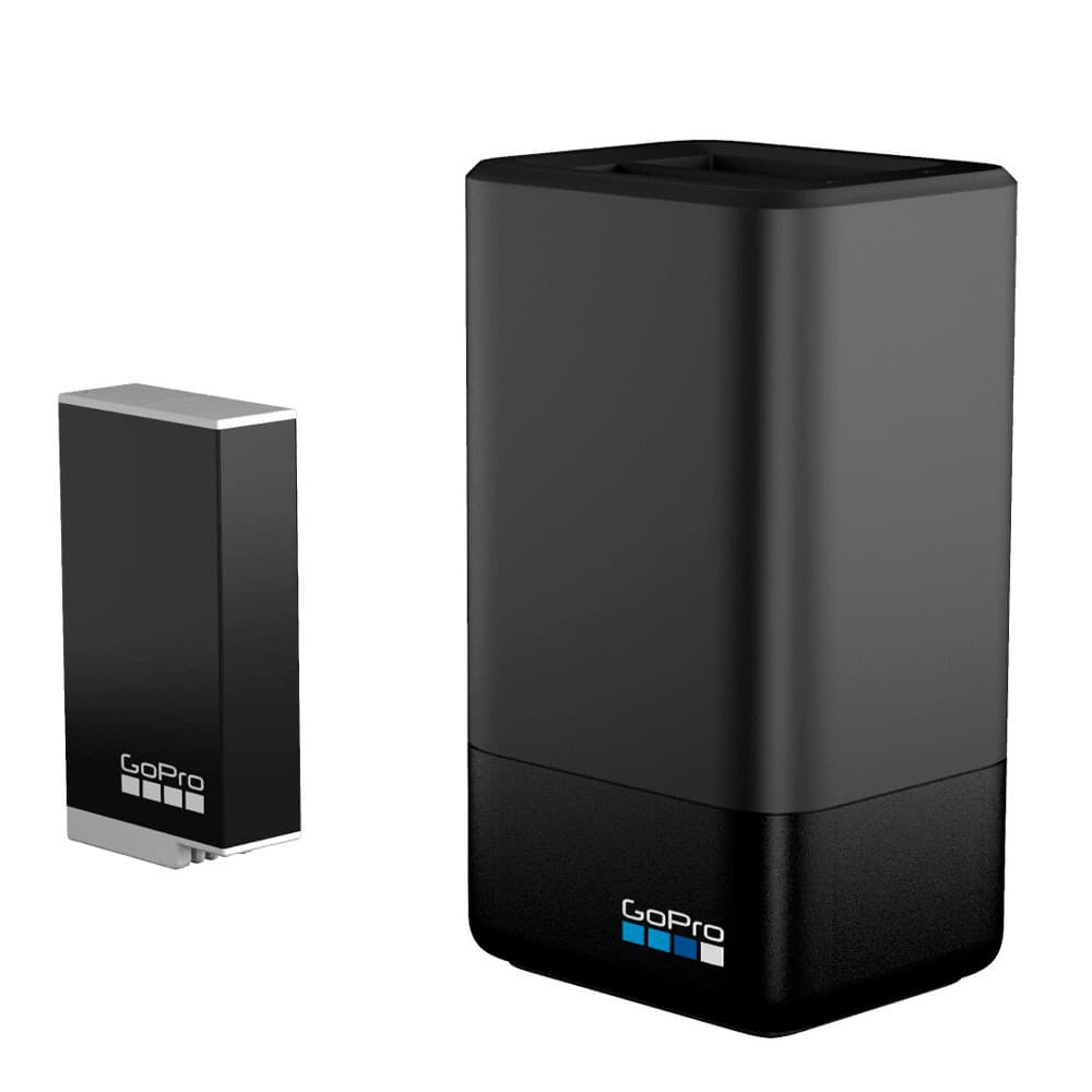 Anúncio: Carregador Duplo de Bateria GoPro + 1 Bateria Enduro para MAX – ACDBD-011