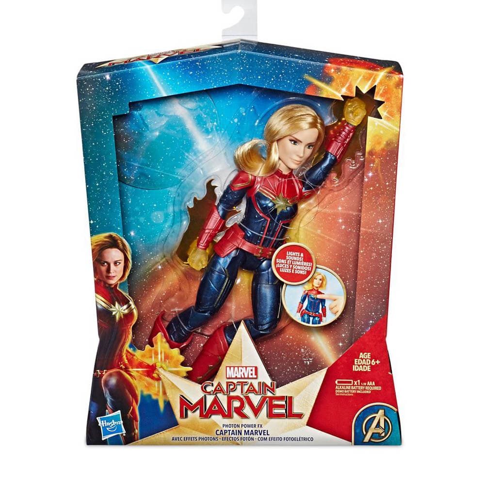 Anúncio: Boneca Hasbro E3610 CML Photon Power FX Captain Marvel