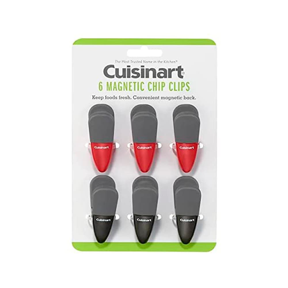 Anúncio: Kit 6 Clipes Magnéticos Cuisinart Multiuso Preto e Vermelho – CTG-00-6CC2