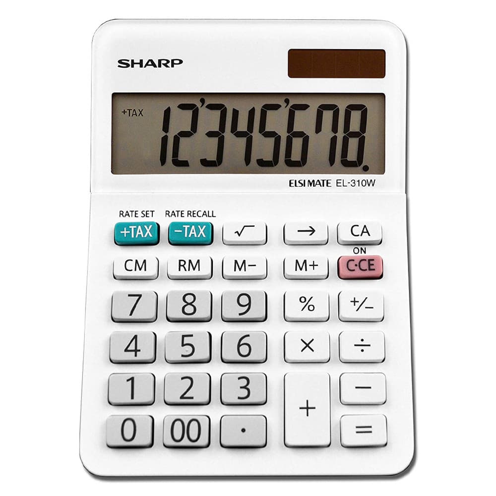 Anúncio: Calculadora Sharp EL-310WB 8 Digitos Branco