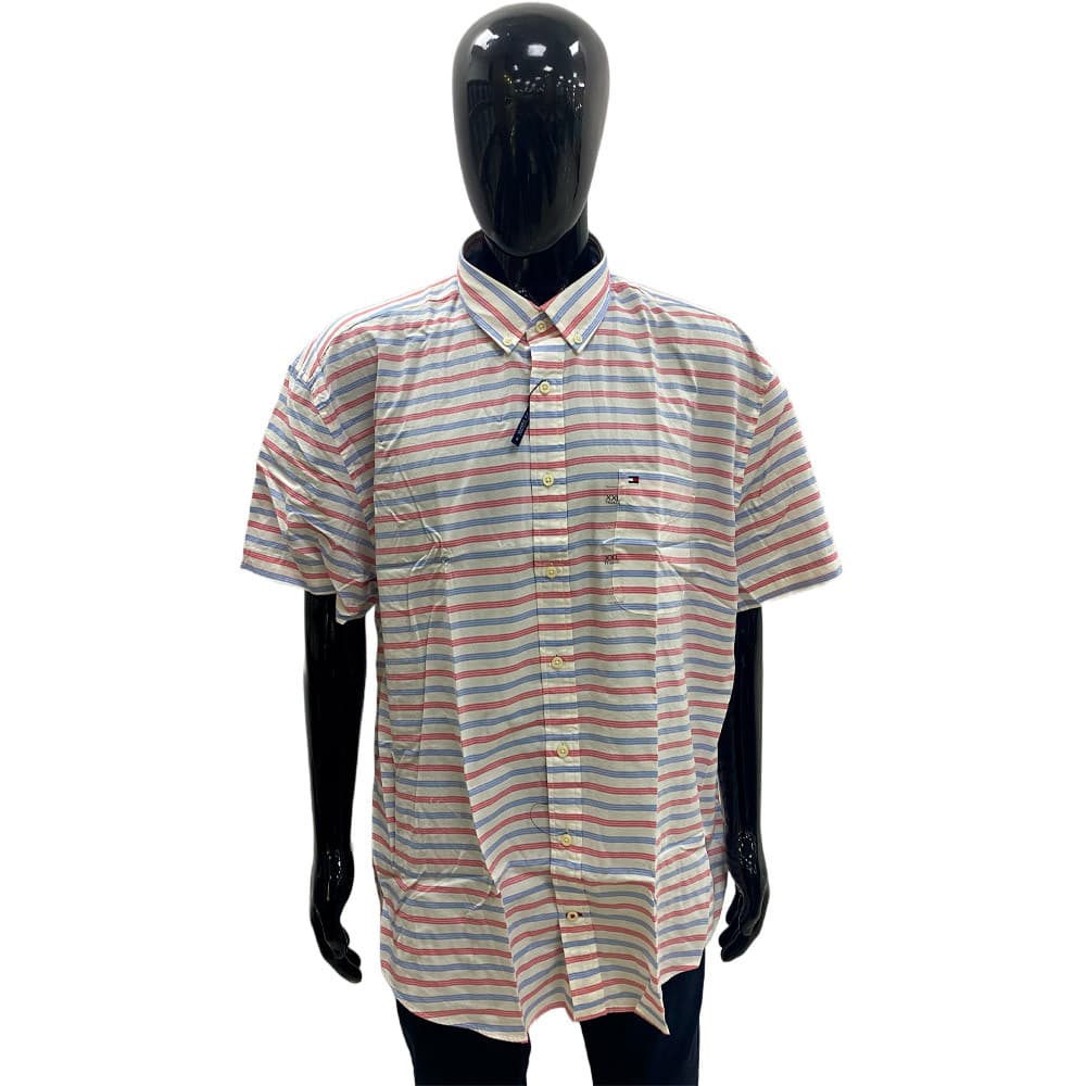 Anúncio: Camisa Tommy Hilfiger Masculino 08578A4045-112 L – Branco Azul