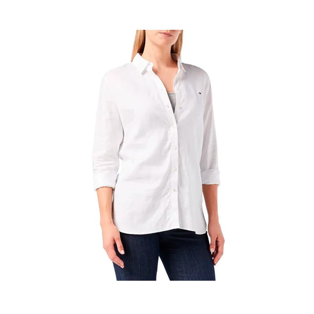 Anúncio: Camisa Tommy Hilfiger Feminina 1A77672061-100 XL – Branco