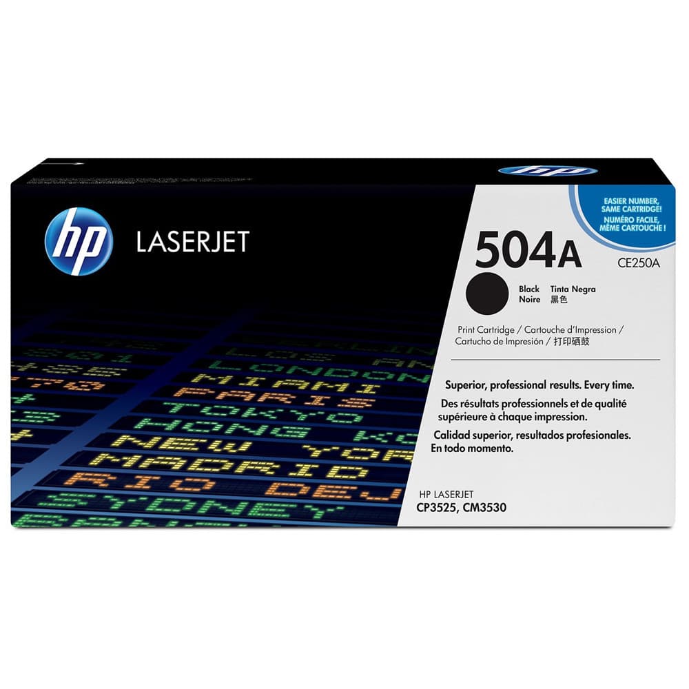 Anúncio: Toner HP 504A Preto – CE250A