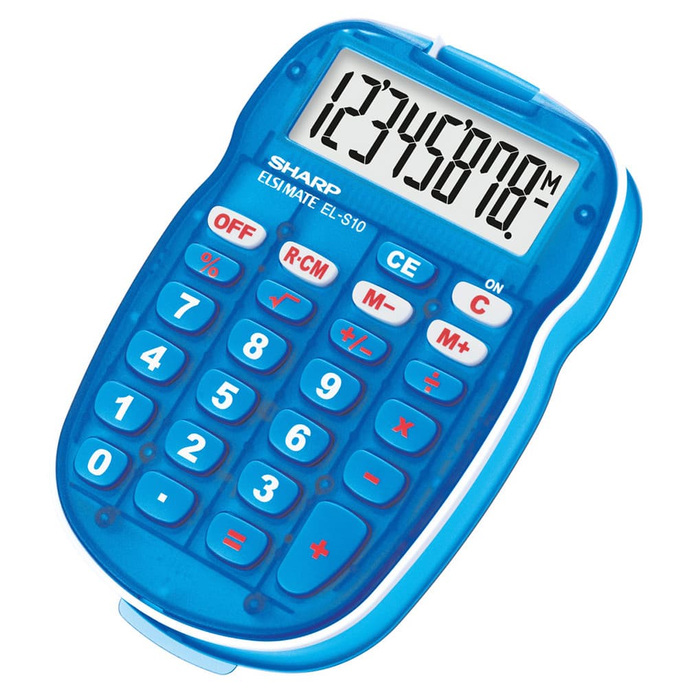 Anúncio: Calculadora Sharp 8 Digitos EL-S10BBL Azul