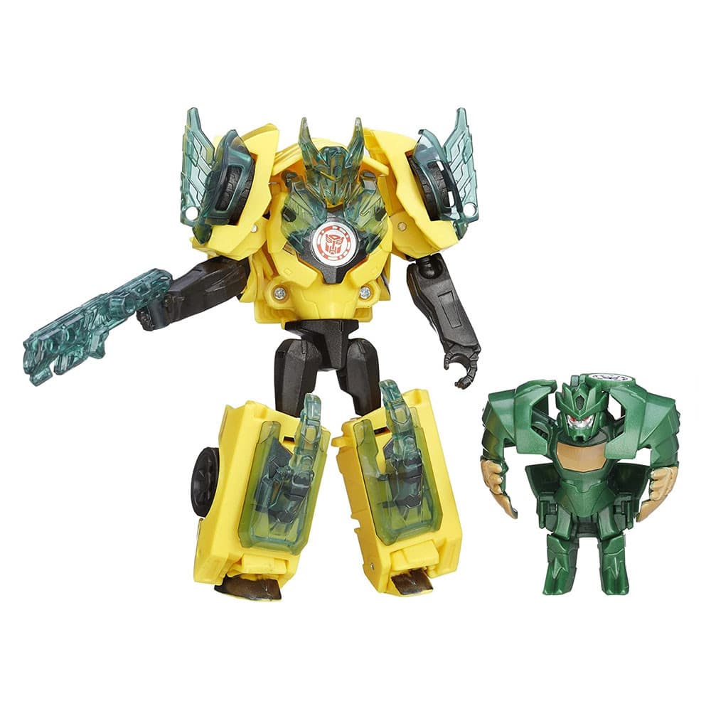 Anúncio: Boneco Hasbro Transformers B5602 Bumblebee vs Mini-Con Major Mayhem