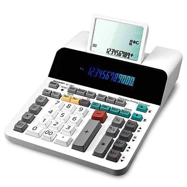 Anúncio: Calculadora Sharp EL-1901 12 Digitos Display De 5 Linhas 110V Branco