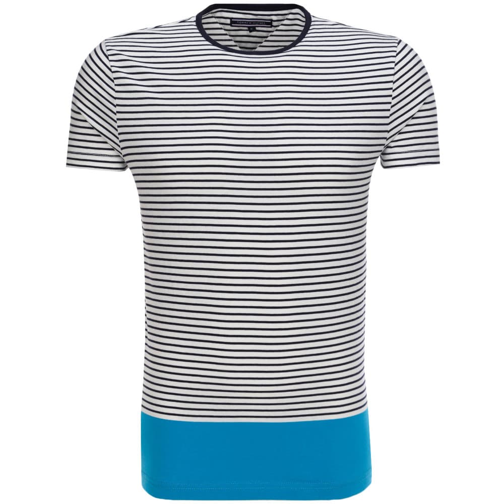 Anúncio: Camiseta Tommy Hilfiger Masculino MW0MW00837-902 S Branco Azul