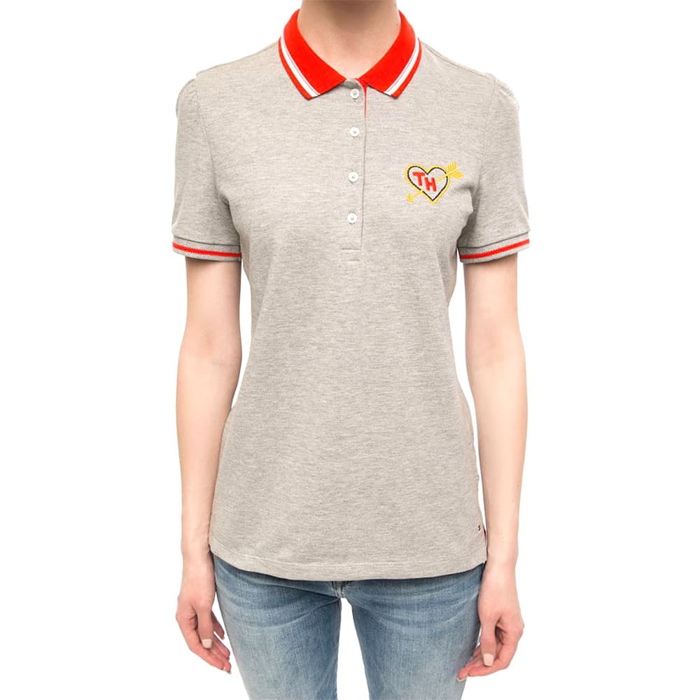Anúncio: Camiseta Tommy Hilfiger Polo Feminina WW0WW17914-039 M Cinza