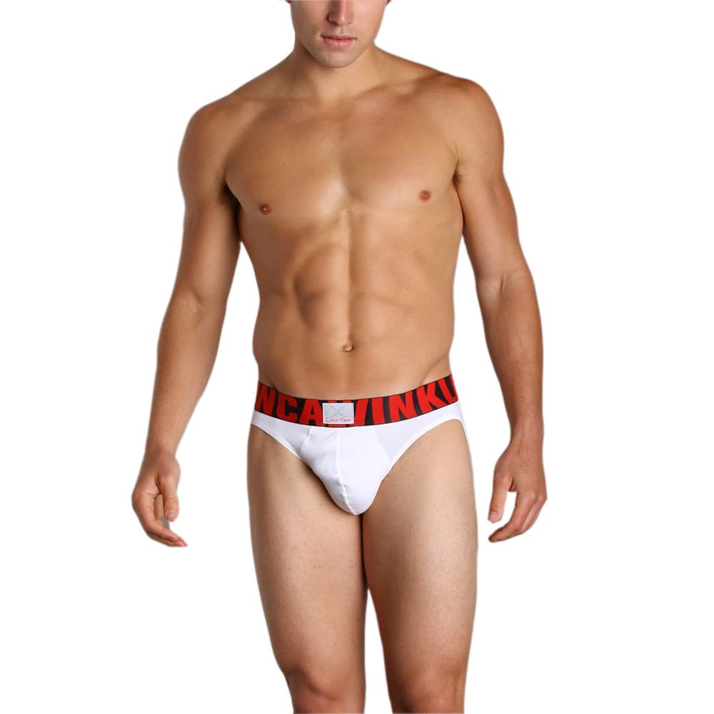 Anúncio: Cueca Calvin Klein Masculino U8807-100 S – Branco Vermelho
