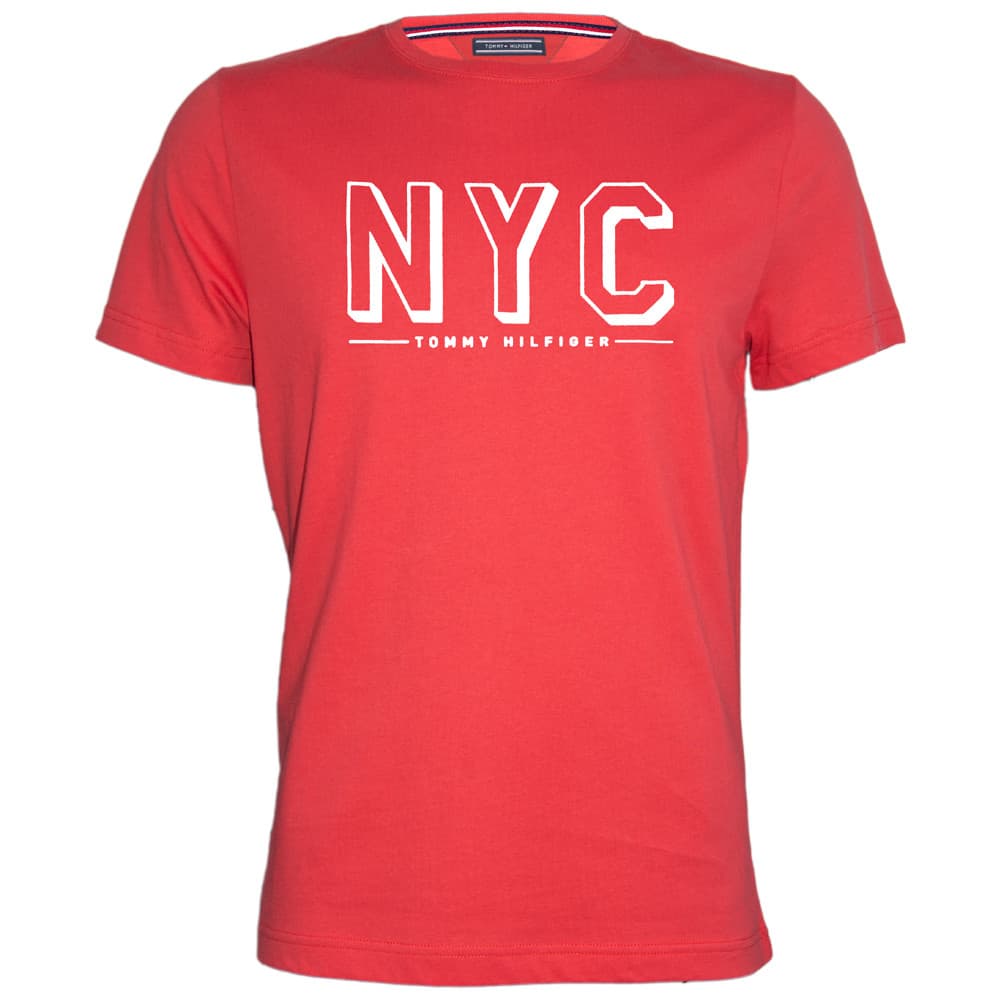 Anúncio: Camiseta Tommy Hilfiger Masculino MW0MW03576-611 M Bordo