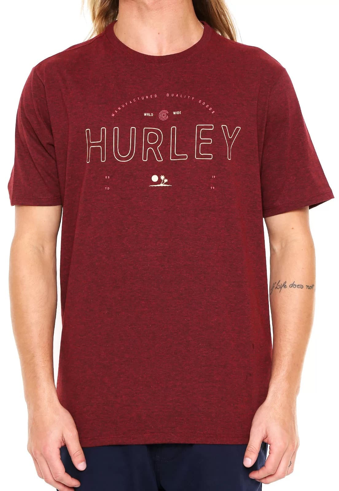 Anúncio: Camiseta Hurley Masculino AA1760-602 S – Vinho