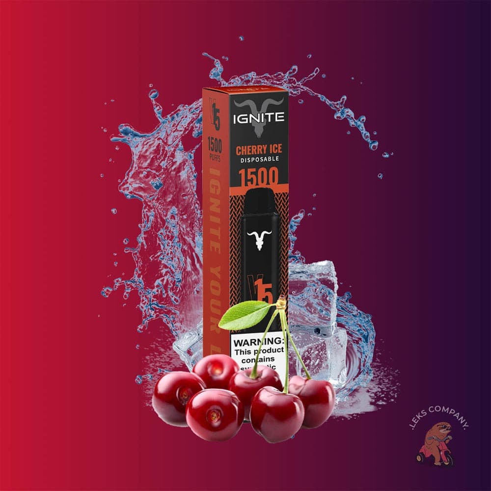 Anúncio: Vape Descartável Ignite V15 1500 Puffs Lychee Ice – 5% Nicotina 850 mAh