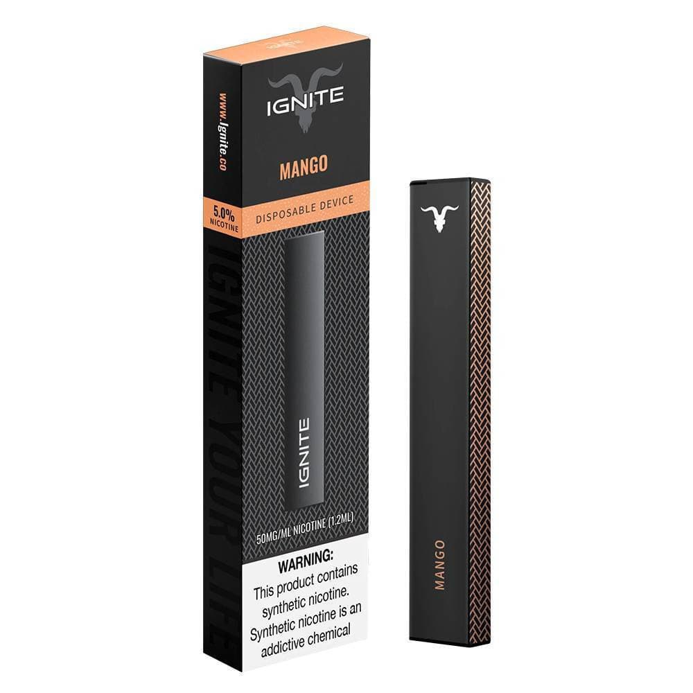 Anúncio: Vape Descartável Ignite V15 1500 Puffs Mango – 5% Nicotina 850 mAh
