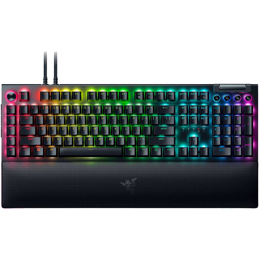 Anúncio: Teclado Gamer Mecânico Razer BlackWidow V4 Pro RGB USB – Preto RZ03-04681900-R3U1