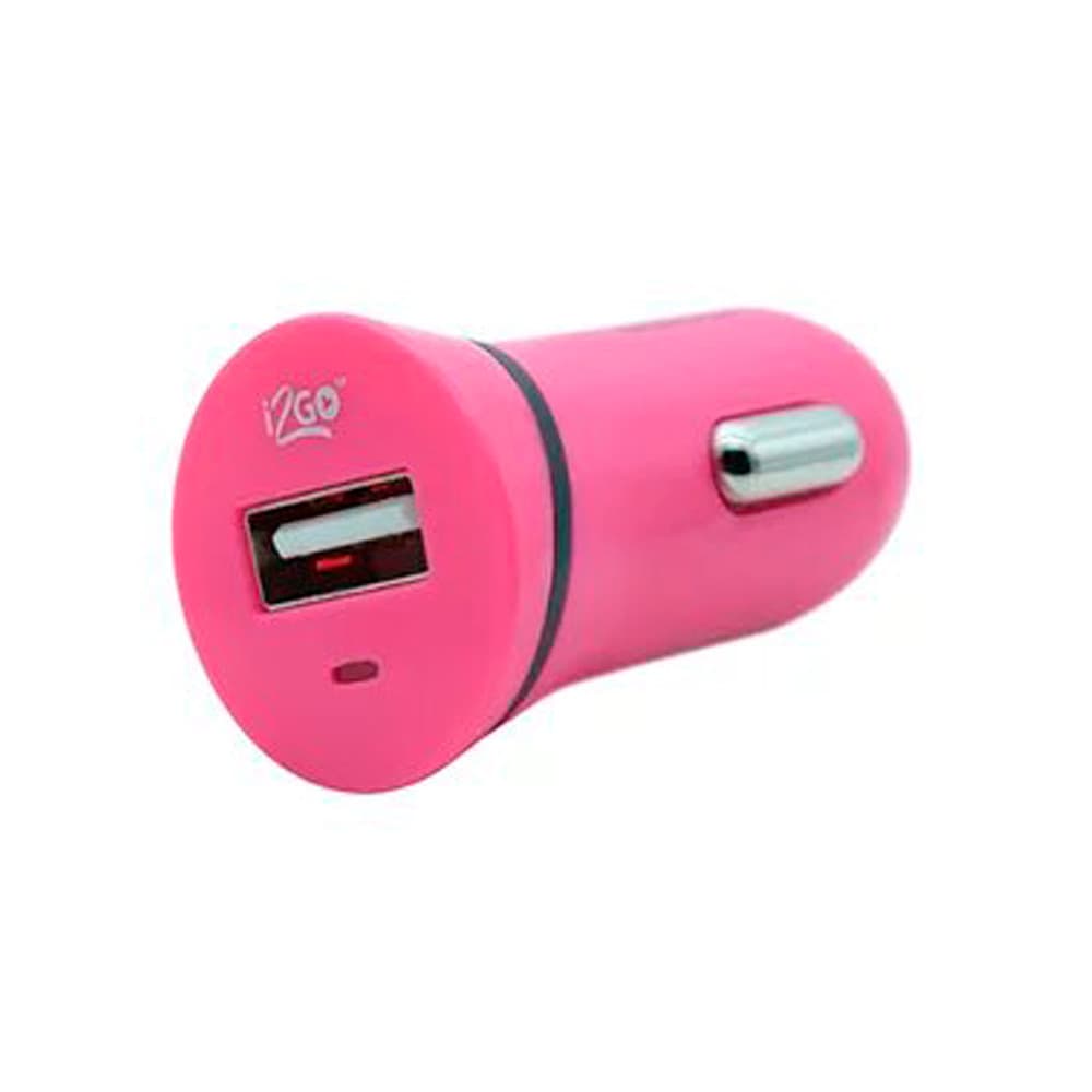Anúncio: Carregador Veicular i2GO I2GCAR012PN USB – Rosa