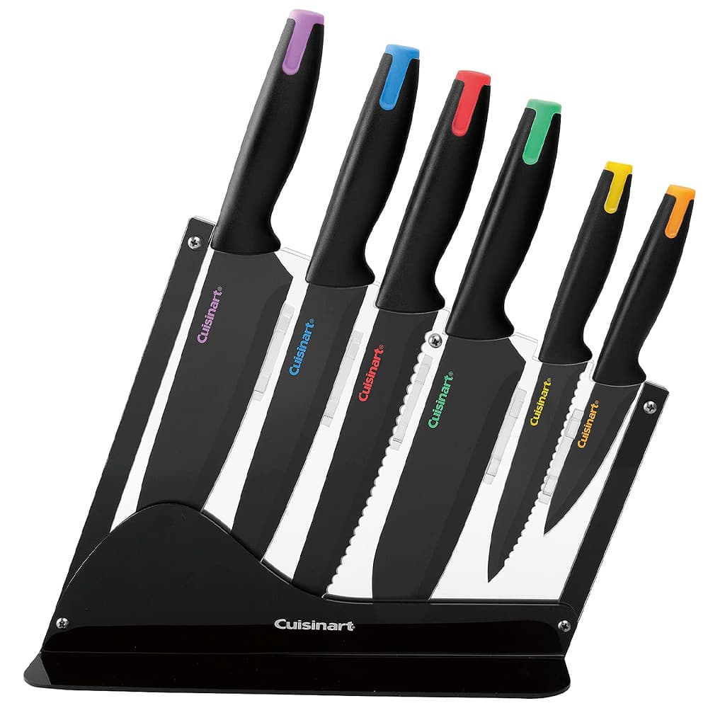 Anúncio: Jogo de Facas Cuisinart C55-7PCE Cerâmica Bloco Acrílico – 7 Peças