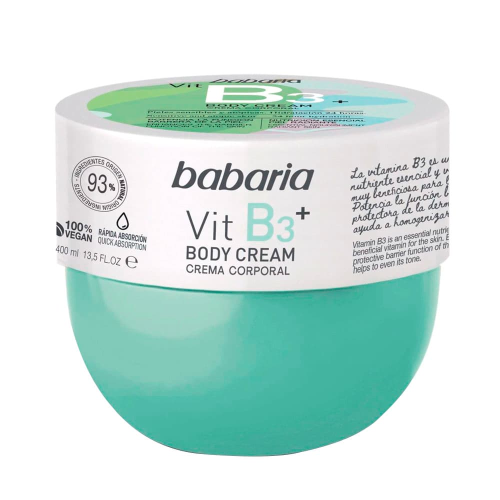 Anúncio: Creme Corporal Babaria Vitamina B3 400ML