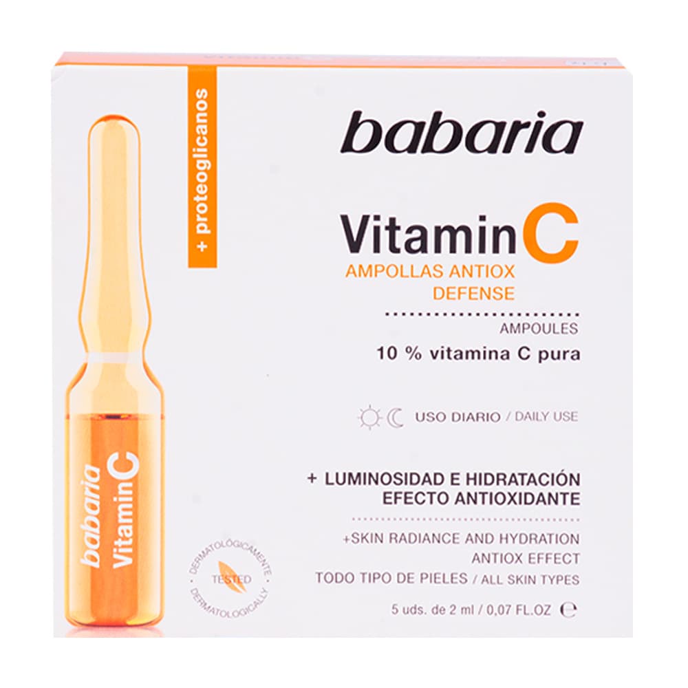 Anúncio: Ampola Facial Babaria Antioxidante Vitamina C 5 Unidade 10ML