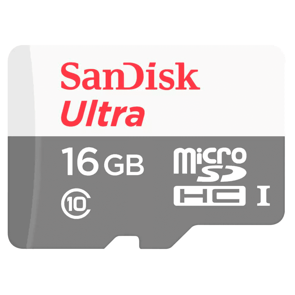 Anúncio: Cartão de Memória Micro SD SanDisk Ultra SDHC 16GB 80 MB/s Class 10 – SDSQUNS-016G-GN3MA