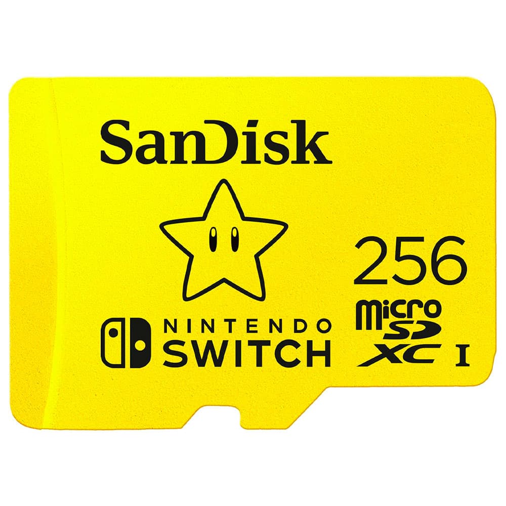 Anúncio: Cartão de Memória SanDisk Micro SDXC Com Licença para Nintendo Switch 256GB – SDSQXAO-256G-GNCZN