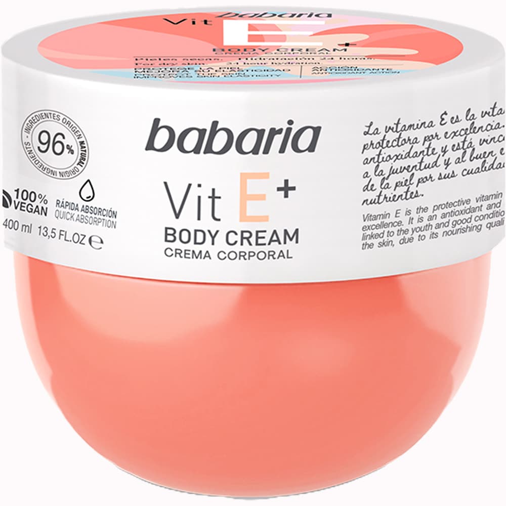 Anúncio: Creme Corporal Babaria Vitamina E 400ML