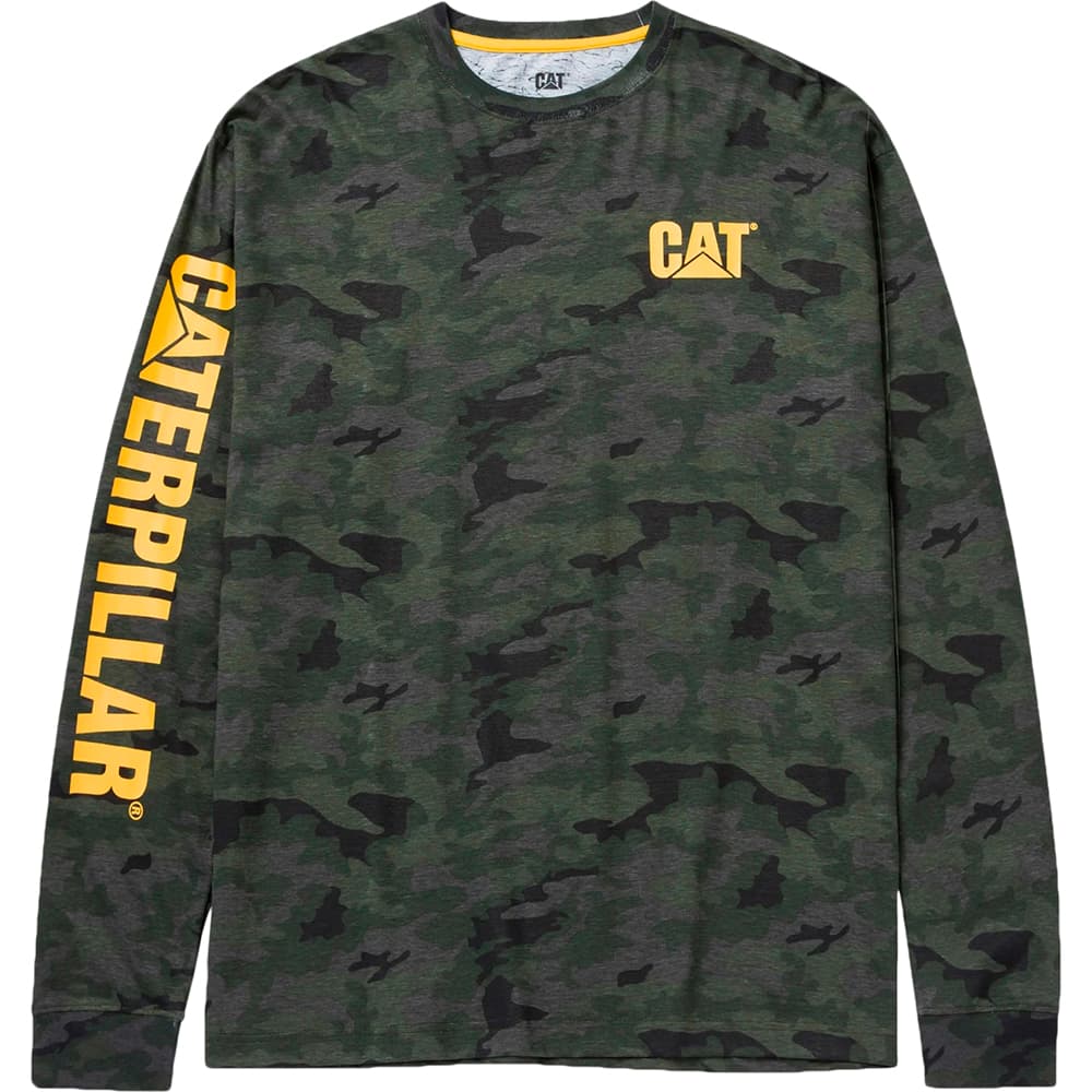 Anúncio: Camiseta Caterpillar Masculino Trademark Banner S Verde Camuflado – 1510034-11790