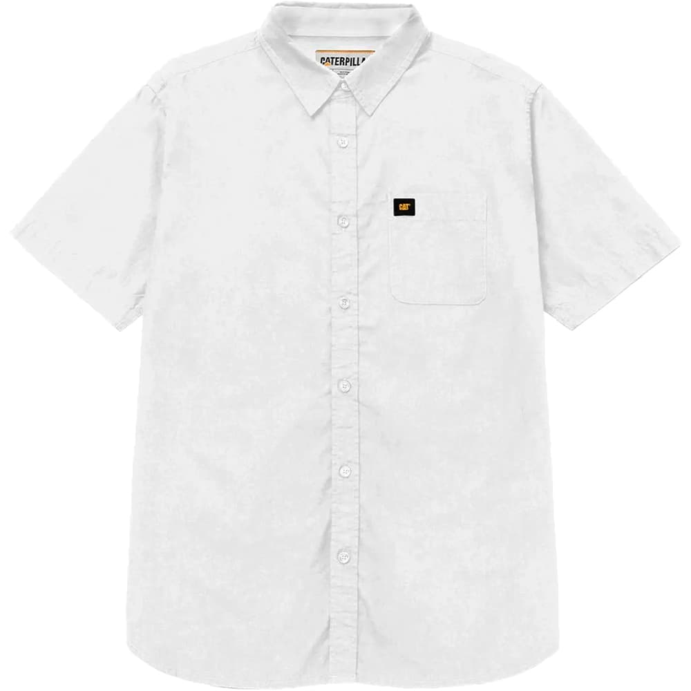 Anúncio: Camisa Caterpillar Masculino Poplin S/S S Branco – 4020091-10110
