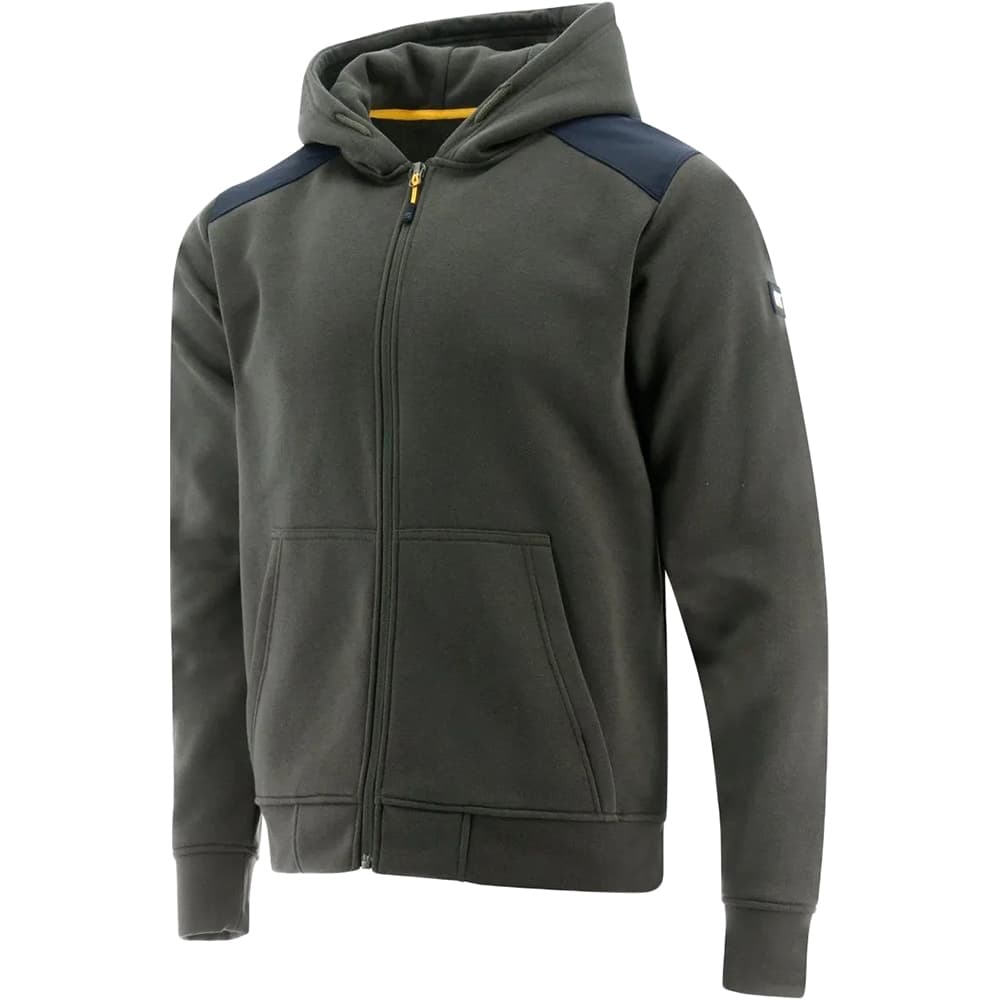 Anúncio: Moletom Caterpillar Masculino Essential Full Zip S Verde – 1910158-10639