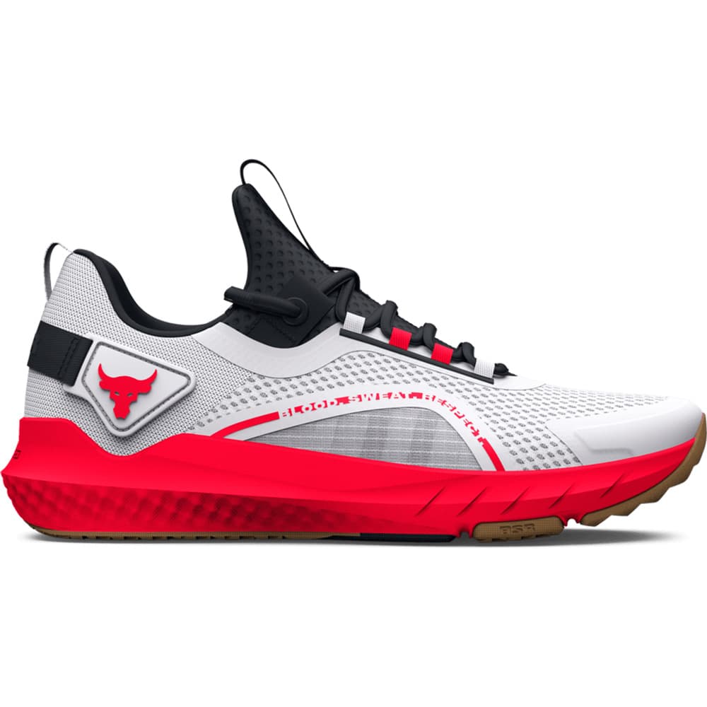 Anúncio: Tênis UNDER ARMOUR Masculino Project Rock UFC23 9.5 Branco/Vermelho – 3027822-100