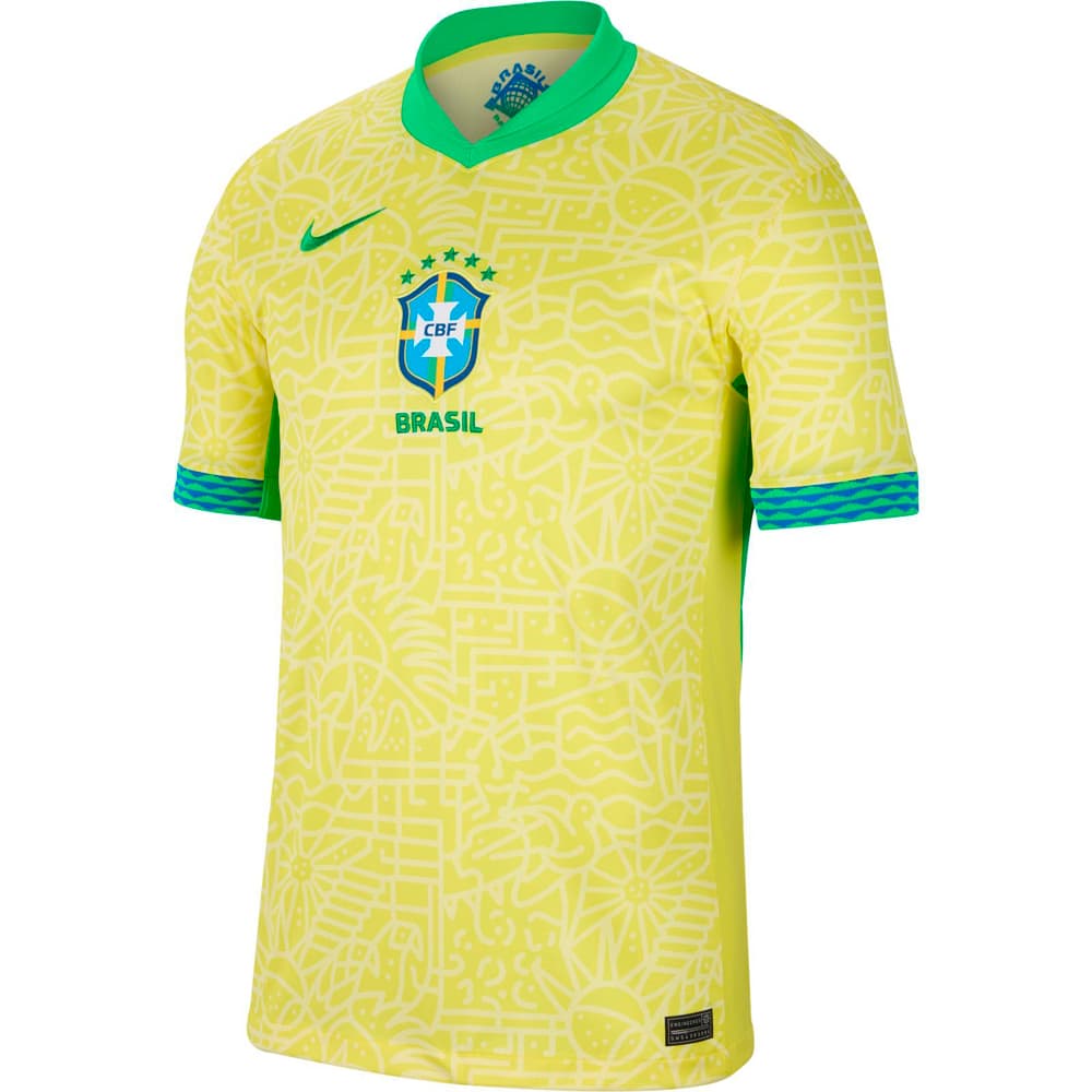 Anúncio: Camiseta Nike Masculino Brasil Dri-Fit S Amarelo – FJ4284706