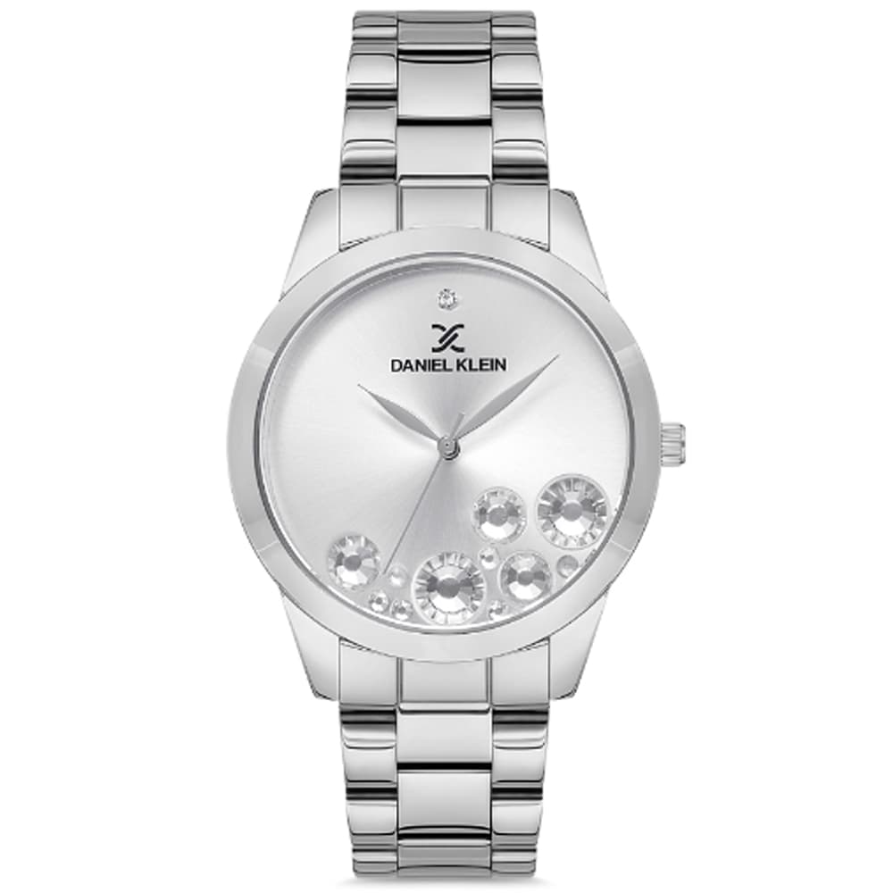 Anúncio: Relógio Feminino Daniel Klein DK.1.12612-1 Premium – Prata/Branco