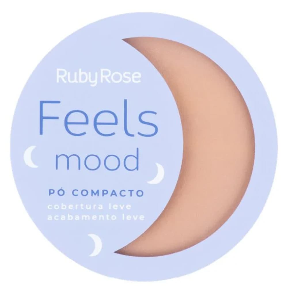 Anúncio: Pó Compacto Ruby Rose Ffeels Mood HB 7232-G1
