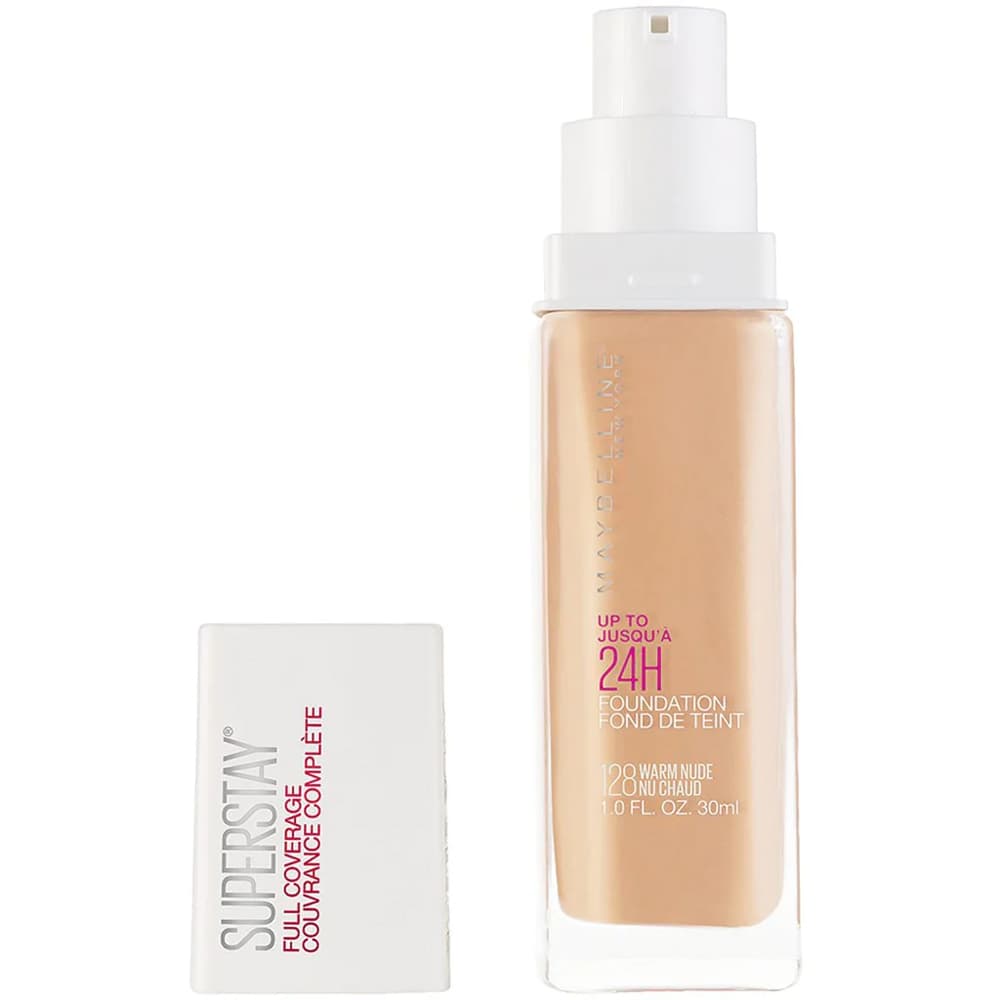 Anúncio: Base Maybelline Superstay Full Coverage 128 Warm Nude