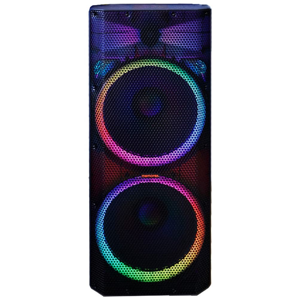 Anúncio: Speaker Box Memorex 15” MX-PS2503 Dual Lighted Party Powered Sold Each – 110V