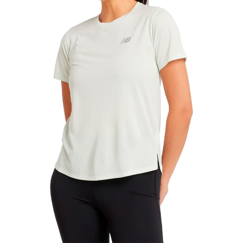 Anúncio: Camiseta New Balance Feminino Poly Tee Athletics S Branco – WT41253NMA
