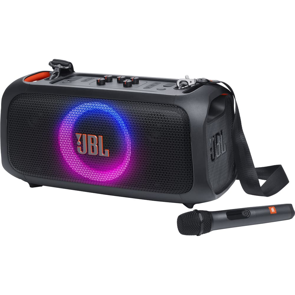 Anúncio: Speaker JBL PartyBox On-The-Go Essential com Microfone Bluetooth 100W RMS IPX4 – Preto
