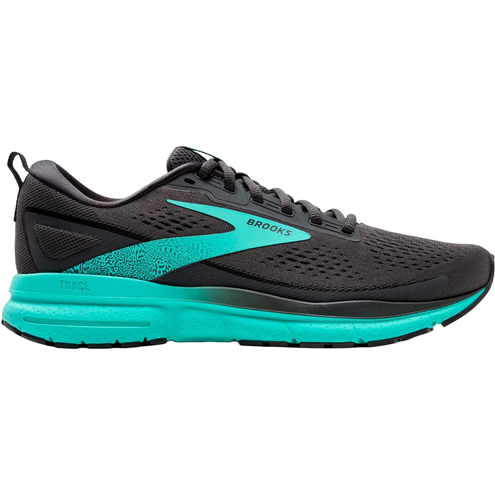 Anúncio: Tênis Brooks Feminino Trace 3 10 Preto/Turquesa – 1204011B094
