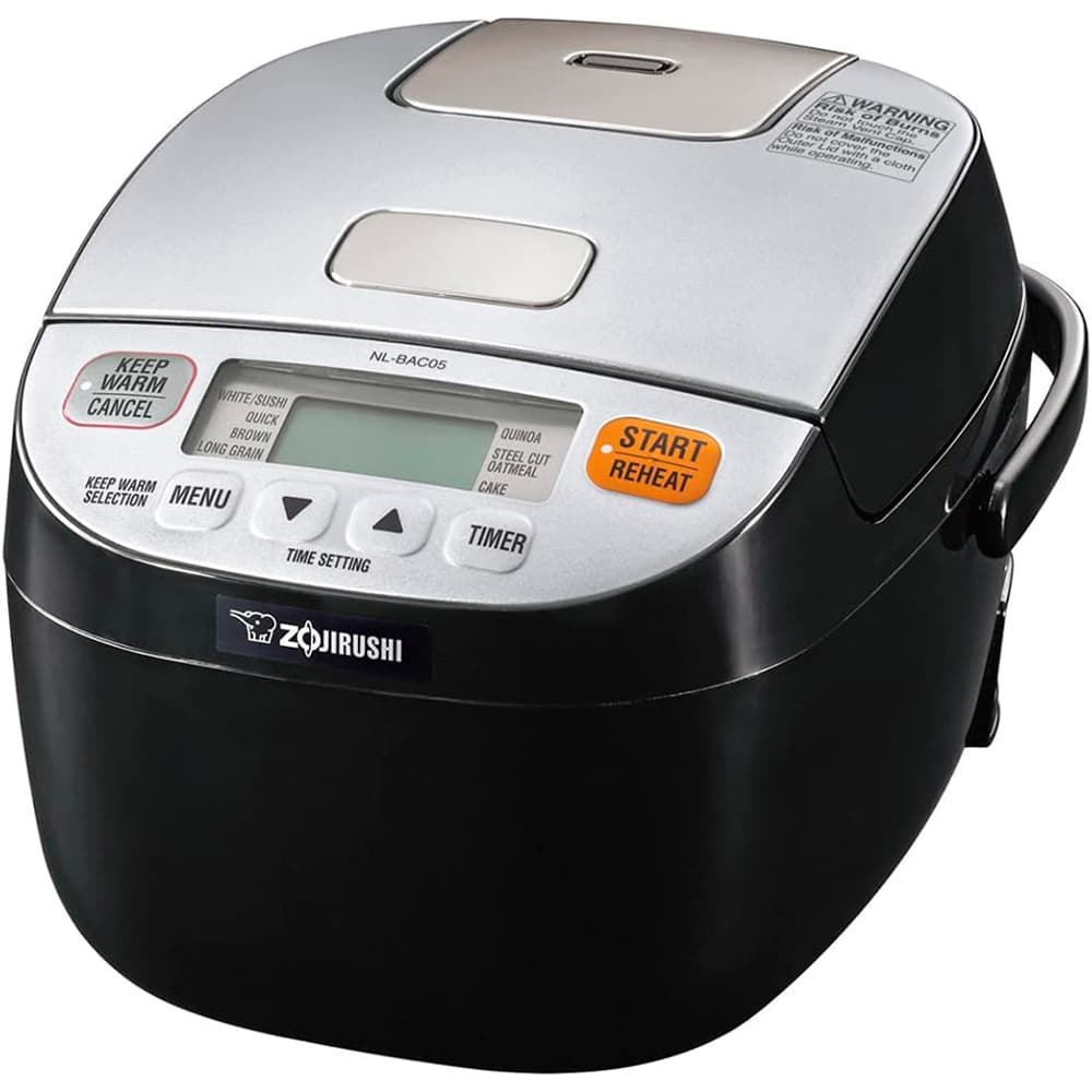 Anúncio: Panela Elétrica de Arroz Zojirushi NL-BAC05SB Micom 3 Xícaras 1L 110V – Preto/Prata