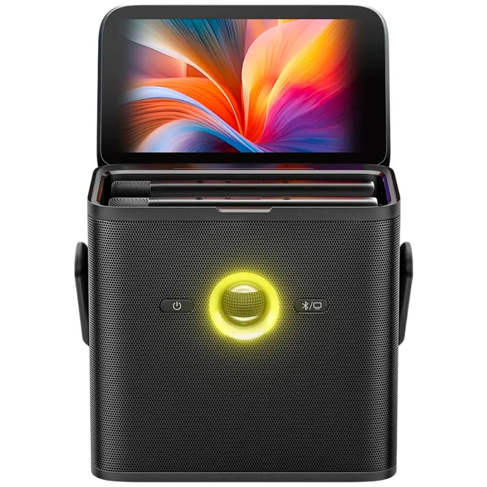 Anúncio: Speaker Joog Shell S3 7” Karaokê + 2 Microfone