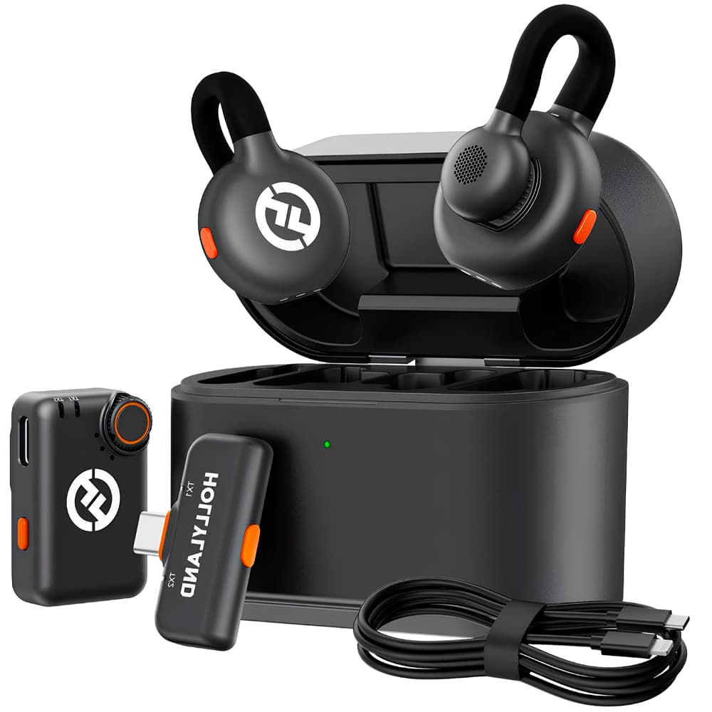 Anúncio: Microfone Sem Fio Hollyland Lark M2S Combo Lightning/ USB-C/Câmera